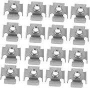 CRILSTYLEO Square Tube Nut Inserts 50 Pack Threaded Inserts Nuts Sturdy Anti-wear Quick Install