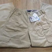 5.11 Tactical Series Taclite Pro Ripstop Pants Mens 34x30 Khaki Cargo 74243 NWT