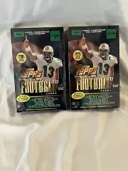 1999 Topps Football Sealed Box 15 Packs plus Extra Value with Dan Marino Box!!