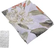 GRIRIW Pear Flower Sheer Curtain Elegant Bedroom Window Treatment Semi Transparent Design for Living Room Filters Sunlight Offers Privacy for Home Decor