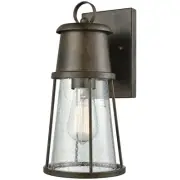 Spark & Spruce 20431-HBCS Beau Outdoor Wall Light Hazelnut Bronze