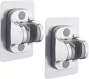 2 Pack Shower Head Holder,Adjustable Handheld Shower Wand Holder Strong Adhesive No Drilling Wall Mount Bracket