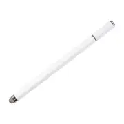 Stylus Pens for All Capacitive Touch Screens 2 in 1 Aluminum, White