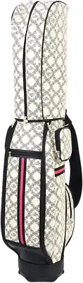 MU SPORTS Golf Ladies Caddy Bag MONOGRAM 8.5 x 46 in 4.2kg Light Beige 703H6102