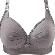 [Generic] Sexy Bras Womens Non Wired Sports with Pads Bralettes Large Bust Backless Strapless Plus Size White Bra Lace and Panties Set Pack T Shirt Multipack Ped Maternity Pregnancy Supportive