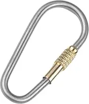 Screw Lock Keychain, Titanium Alloy Screw Lock Key Ring, Quick Release Keyring for Hiking Outdoor Indoor Camping Backpack Attachment