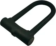 BCOATH Folding Bike Lock Anti-Theft Compact U-Shaped Bike Ring Lock Portable Metal Lock for Secure Riding