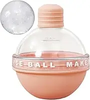 Ice Ball Maker, Silicone Iced Sphere Mold, Reusable Iced Ball Mould Quick-Released for Kitchen Restaurant Cafe RV Party Cocktail Coffee Drinks