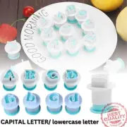 26pcs Push Easy Mini Upper & Lower Case Alphabet Letter Cookie Cutter Cake Pops