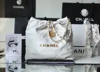 在飛比找Yahoo!奇摩拍賣優惠-『RP精品』Chanel 香奈兒 新款 22Bag手袋 白色