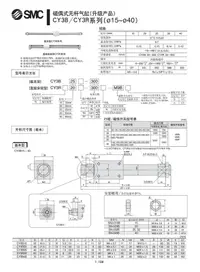 在飛比找露天拍賣優惠-SMC無桿氣缸CY3R40-100-300 CY1R50H-