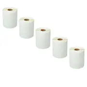 5 Rolls 4x3 Direct Thermal 500/R Labels for Zebra 2824 Eltron Rollo Printer