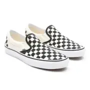[VN000EYEBWW] Vans Men's Classic Slip-On Checkerboard Black/Off White *NEW*