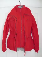 BNWT WOMENS NEXT RED HOODED JACKET SIZE 14 ALL SEASON COAT TECH OUTDOOR SPORTS