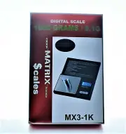 Digital MATRIX Scales MX3-1K 1000 Grams / 0.1G