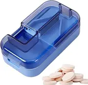 Small Pill Cutter | Small Pill Splitter Dose Tablet Cutter,Accurate Medicine Crusher Safety Guard Cut Tool for for Women & Men