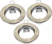 KALLORY Light Mounting Bracket Fixing Clips 3pcs Light Trim Ring for Spotlight Fixture Mr16/gu10 Compatible