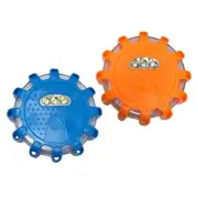 LED , Emergency Disc Beacon with Hook Storage Bag Roadside Flashing Warning