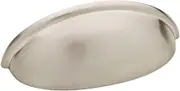 Franklin Brass P34702K-SN-B 3" Contemporary Bin Cup Drawer Handle Pull, Satin Nickel, 10-Pack