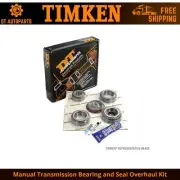 For 1975-1978 GMC K15 Manual Transmission Bearing and Seal Overhaul Kit Timken