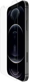 Belkin OVA023zz iPhone 12 Pro Max Screen Protector TemperedGlass Anti-Microbial (Advanced Protection + Reduces Bacteria on Screen up to 99 Percentage)