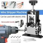 Manual Wire Stripping Machine Drill Powered Hand Crank Wire Stripper Tool 1-25MM