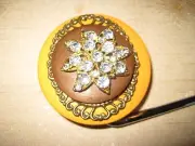 JC Table Counter Bar Top Bag Purse Hook Hanger "Goldie" COA