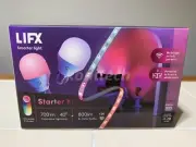 LIFX Smart LIGHT A19 2X LED Light Bulbs & One 40 in. Strip Light Starter Kit