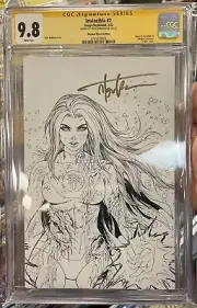 Invincible #2 CGC SS 9.8 WhatNot Sketch variant signed by Tyler Kirkham