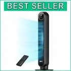 Quiet 36" Tower Fan with 25ft/s Airflow and 90° Oscillation - Bladeless Comfort