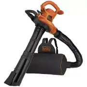 400 CFM 12 Amp Corded Electric Leaf Blower Vacuum Mulcher Yard Debris Sweeper