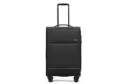 Tosca So-Lite 67cm/87L Suitcase Luggage Travel Checked Trolley Case Black