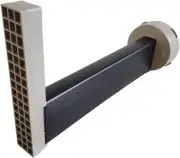 Universal Retaining Wall Block Drain Gray 3-Pack (WDPG)