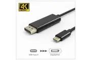 1.8M Type C USB-C Thunderbolt 3 to Display port DP Cable Male to Male Converter