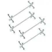 4 Pcs Utensil Holder for Kitchen Counter Gold Cutlery Chopstick Rest