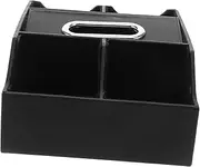 SWOOMEY Storage Box Cars Tissue Car Holder Car Accessories for Women Interior Car Napkin Holder Car Napkin Dispenser Tissue Holder for Car Console Car Tissue Holder Leather Black
