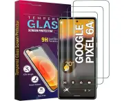 [3 Pack] Google Pixel 6A Screen Protector Premium Tempered Glass For Google Pixel 6A (6.1")