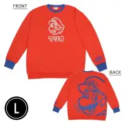 USJ Universal Studios Japan Super Nintendo World Mario Sweatshirt L Unisex New