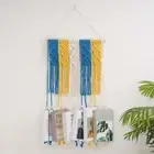 Handmade Owl Hanging Bookshelf Cotton Bohemian Bookshelf Decor for Home