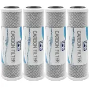 CoconutShellWaterFilterActivatedCarbon Block CTO Universal 5 Micron 10 inch 4pk