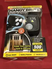 Handy Brite Cordless Ultra-Bright LED Motion-Activated Security Spotlight 500Lum
