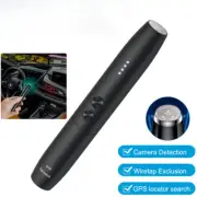RF Signal Detector Pen Anti-Spy Hidden Camera Audio Bug Finder Scanner GPS