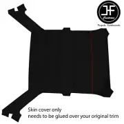 RED STITCH LUXE SUEDE HEADLINER NON SUN ROOF COVER FOR BMW E30 81-92 SEDAN (for: BMW)