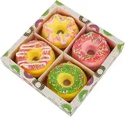minkissy Essential Oils Bath Set 4pcs Spa Balls in Doughnut Shape Natural Moisturizing Skin Treatment Random Style