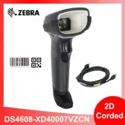 Zebra DS4608-XD40007VZCN Corded 1D/2D USB Handheld Barcode Scanner with Cable