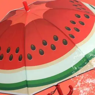【免運】雙11狂歡蔬菜傘水果西瓜橙子創意兒童雨傘女孩男孩學生自動雨傘