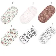 Breathable Cradle Moses Basket Oval Pad Sheet Baby Fitted Bassinet Sheet Cover