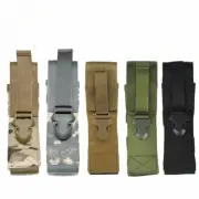 Tactical Molle Flashlight Torch Pouch Holder Holster Waist Bag Belt Pack Outdoor