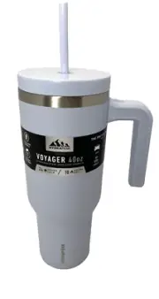 Hydrapeak Voyager 40 oz Tumbler with Handle and Straw Lid Iceberg NEW