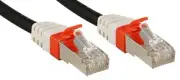 Lindy Cat.6 (A) SSTP / S/FTP PIMF Premium 20.0m networking cable Black 20 m